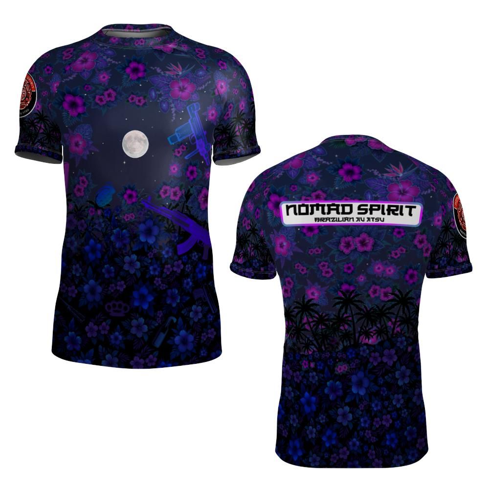 Hawaii Nightshade Short-sleeve Rash Guard