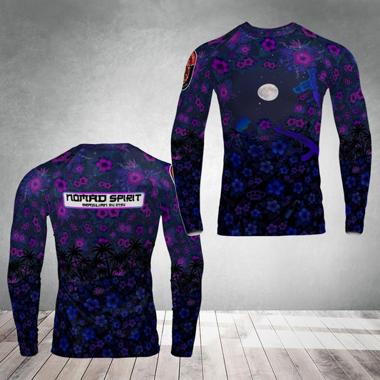 Hawaii Nightshade Long Sleeve Rash Guard