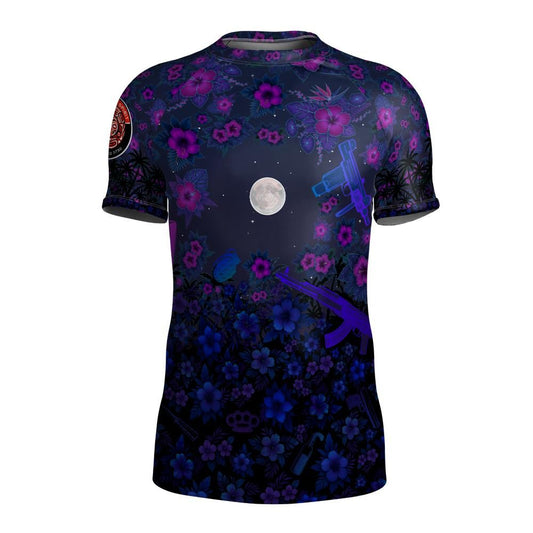 Hawaii Nightshade Short-sleeve Rash Guard