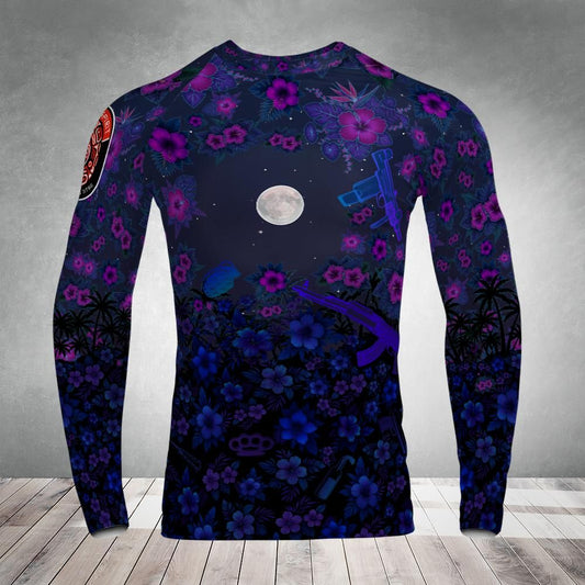 Hawaii Nightshade Long Sleeve Rash Guard